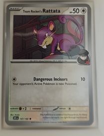 2025 Pokémon TCG Scarlet & Violet Destined Rivals #147 Team Rocket's Rattata — front
