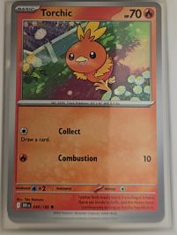 2025 Pokémon Scarlet & Violet Destined Rivals #40 Torchic — front