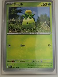 2025 Pokémon SV10: Destined Rivals #021 Smoliv — front