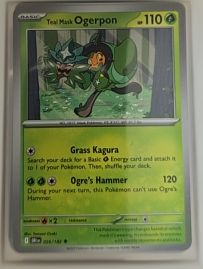2025 Pokémon SV10: Destined Rivals #26 Teal Mask Ogerpon — front