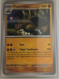 2025 Pokemon Scarlet & Violet SV10: Destined Rivals #106 Hippowdon — front