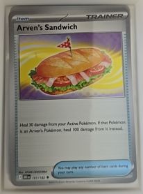 2025 Pokémon TCG SV10: Destined Rivals #161 Arven's Sandwich — front