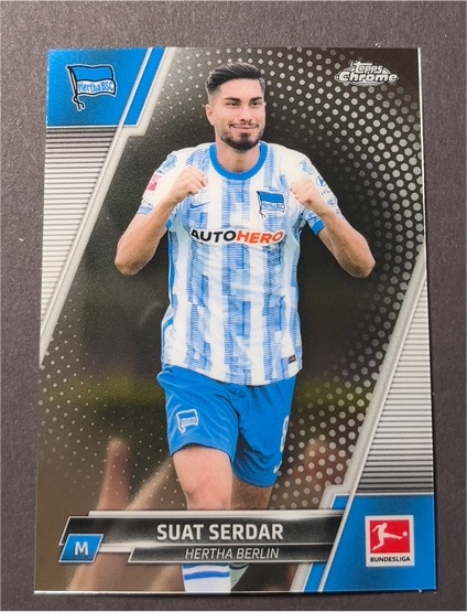 2021-22 Topps Chrome Bundesliga #12 Suat Serdar — front