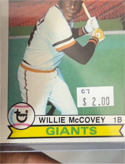 1979 Topps #215 Willie McCovey — front