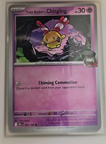 2025 Pokémon SV10: Destined Rivals #085 Team Rocket's Chingling — front