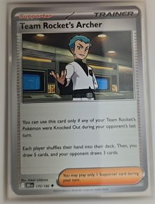 2025 Pokémon SV10: Destined Rivals #170 Team Rocket's Archer — front