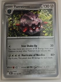 2025 Pokémon SV10: Destined Rivals #140 Forretress — front