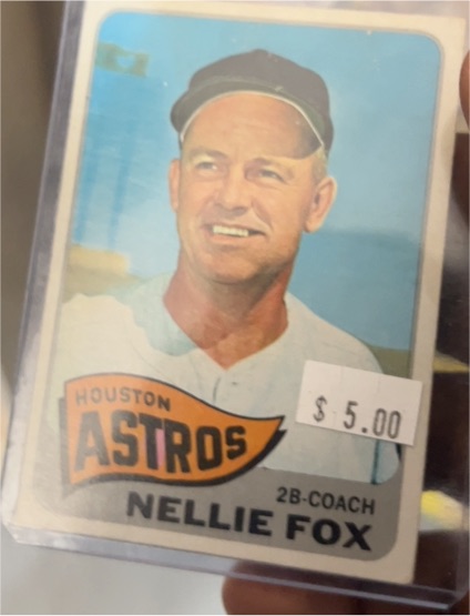 1965 Topps #485 Nellie Fox — front