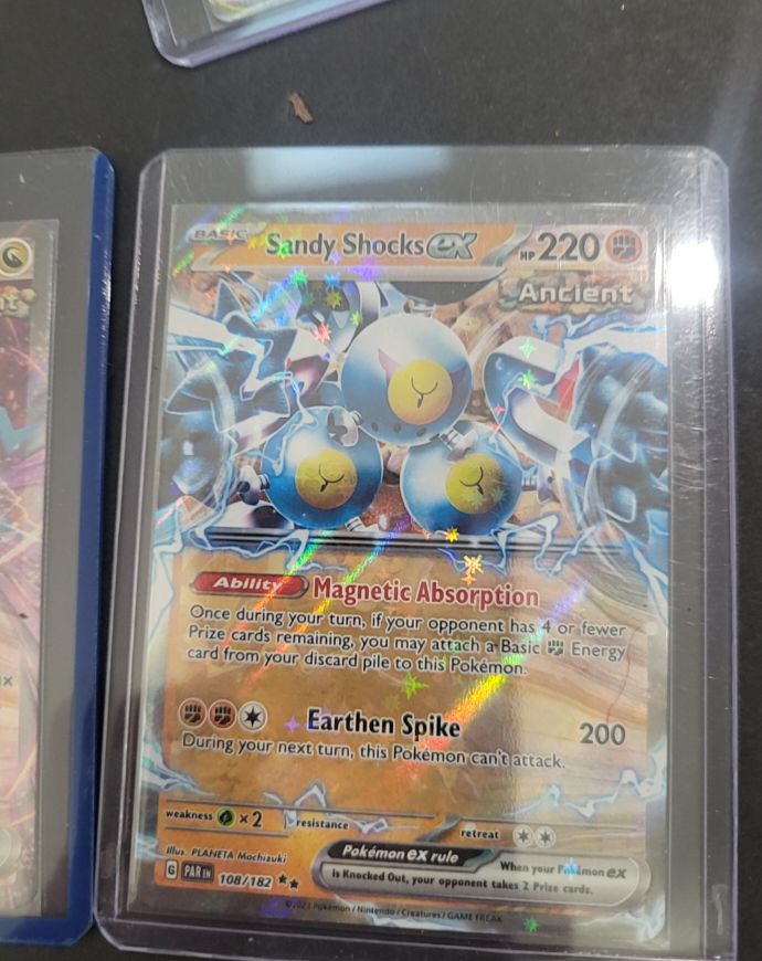 2022 Pokémon TCG SV04: Paradox Rift #108 Sandy Shocks ex — front