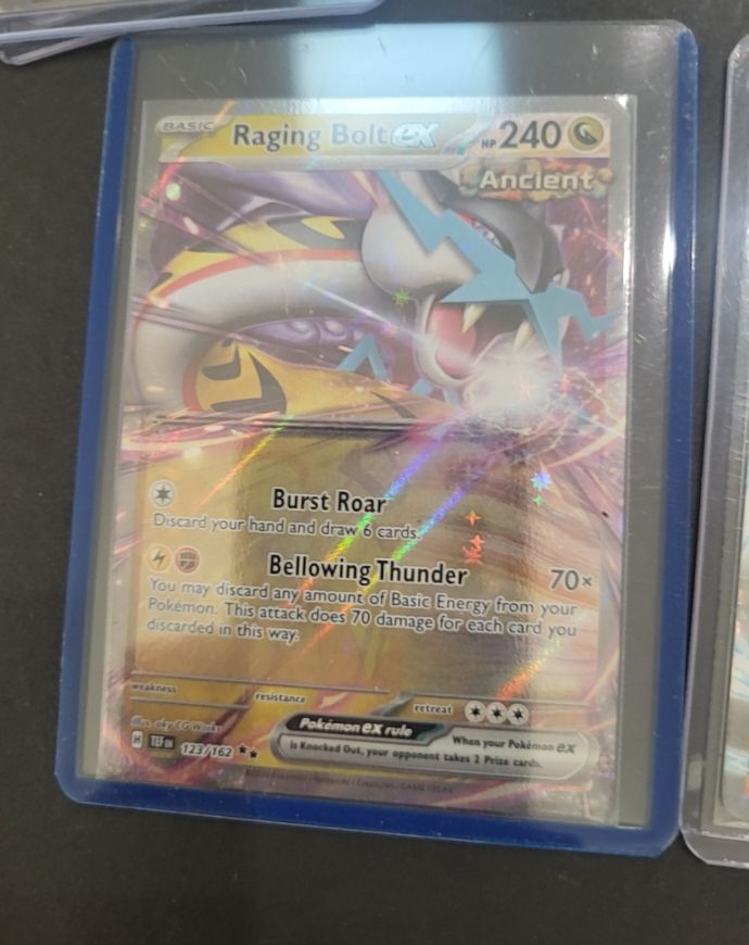 2024 Pokémon Scarlet & Violet #123 Raging Bolt ex — front