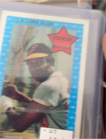1971 Kellogg's 3-D Super Stars #15 Frank Robinson — front