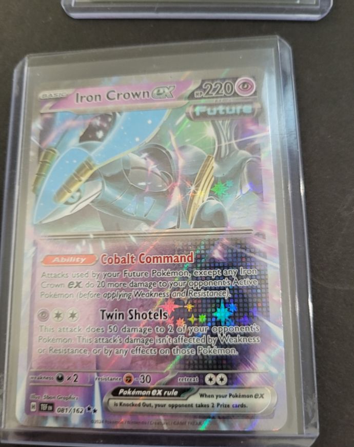 2022 Pokémon Scarlet & Violet-Temporal Forces #81 Iron Crown ex — front