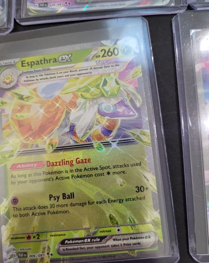2024 Pokémon TCG Paldean Fates #006 Espathra EX — front