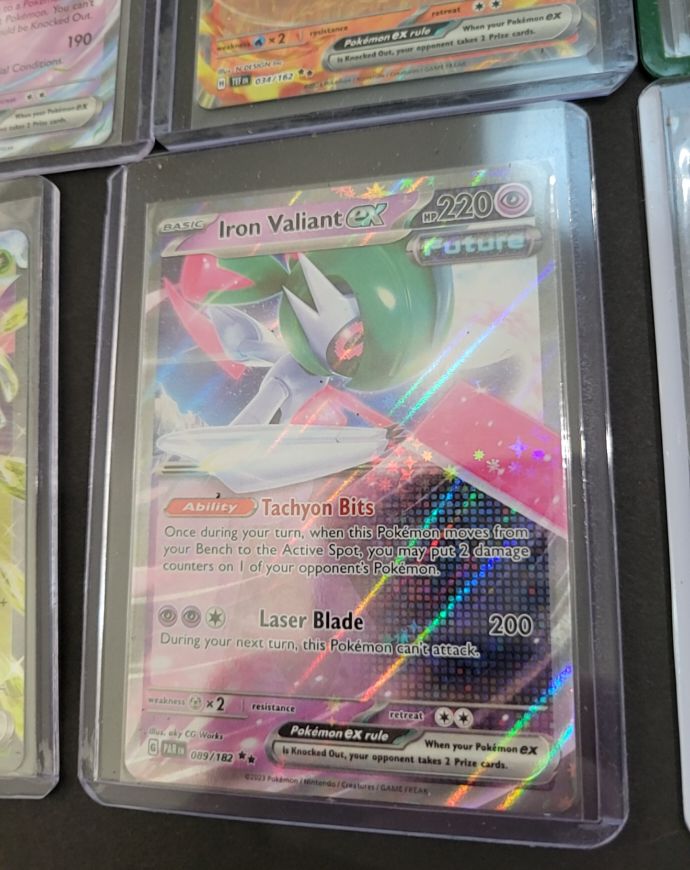 2023 Pokémon TCG Paradox Rift #089 Iron Valiant ex — front