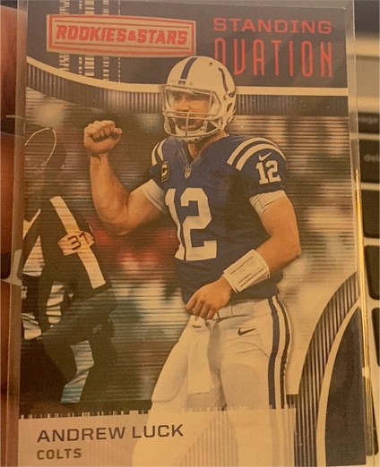 2018 Panini Rookies & Stars Standing Ovation #S-17 Andrew Luck — front