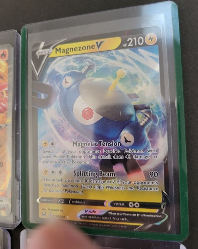 2021 Pokémon Sword & Shield Lost Origin #056 Magnezone V — front