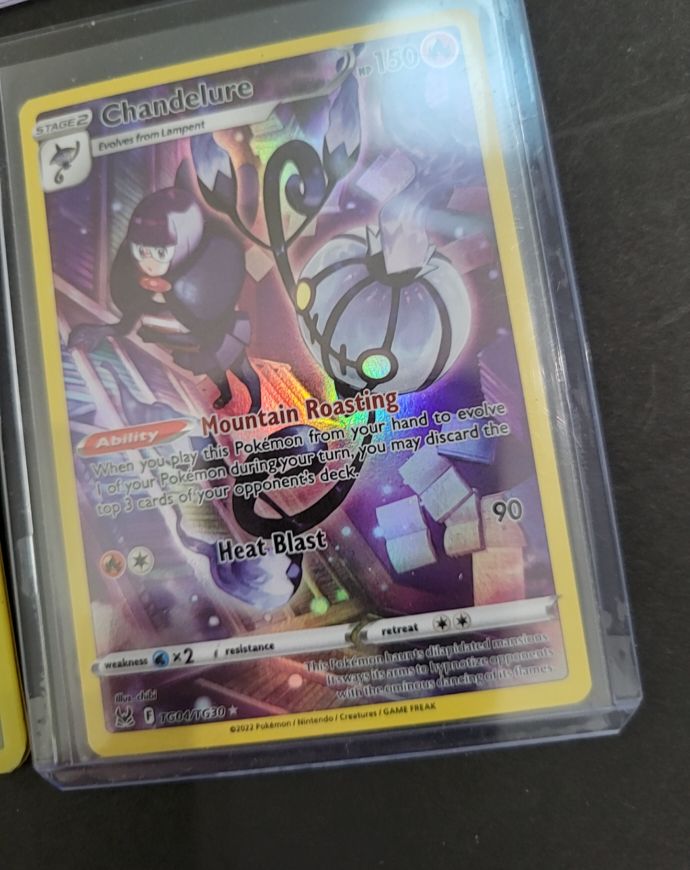 2022 Pokemon TCG Lost Origin Trainer Gallery #TG04 Chandelure — front