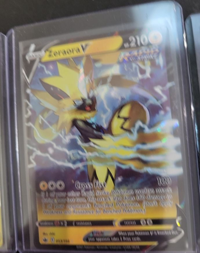 2021 Pokémon TCG Chilling Reign #053 Zeraora V — front
