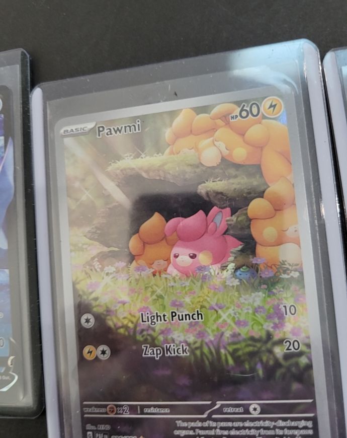 2024 Pokémon Paldean Fates #226 Pawmi Illustration Rare — front