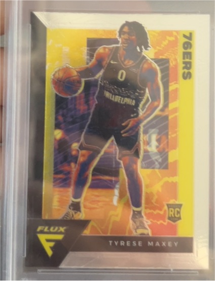 2020-21 Panini Flux #208 Tyrese Maxey — front