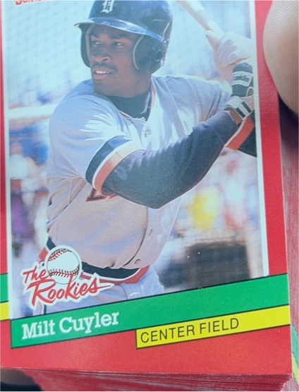 1991 Donruss The Rookies #6 Milt Cuyler — front