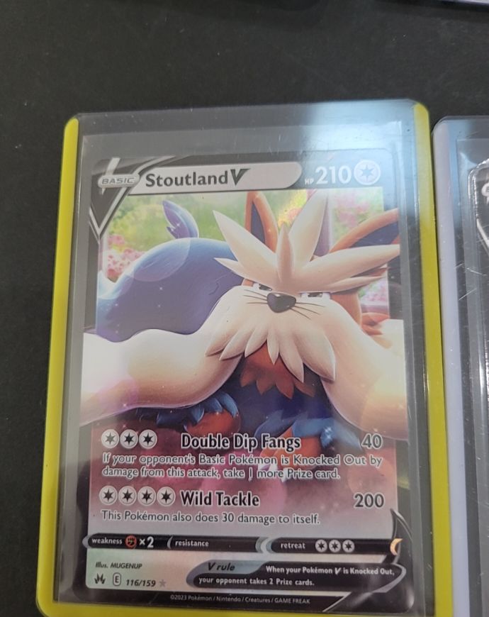 2023 Pokémon Crown Zenith #116 Stoutland V — front