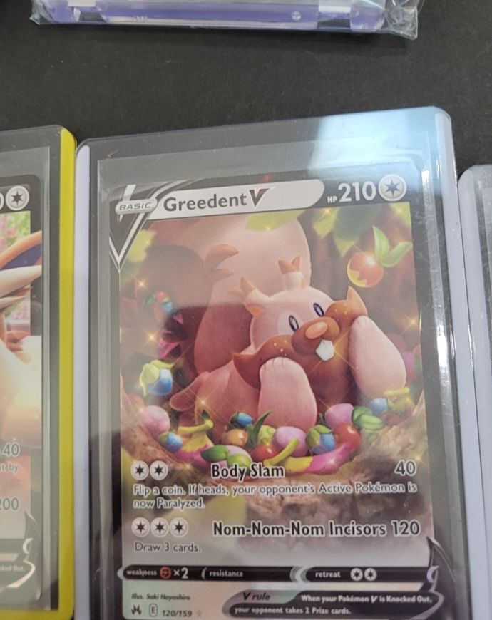 2023 Pokémon Sword & Shield Crown Zenith #120 Greedent V — front