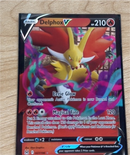 2022 Pokémon TCG Lost Origin #027 Delphox V — front