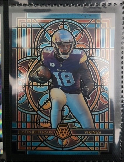 2025 Panini Mosaic #16 Justin Jefferson — front