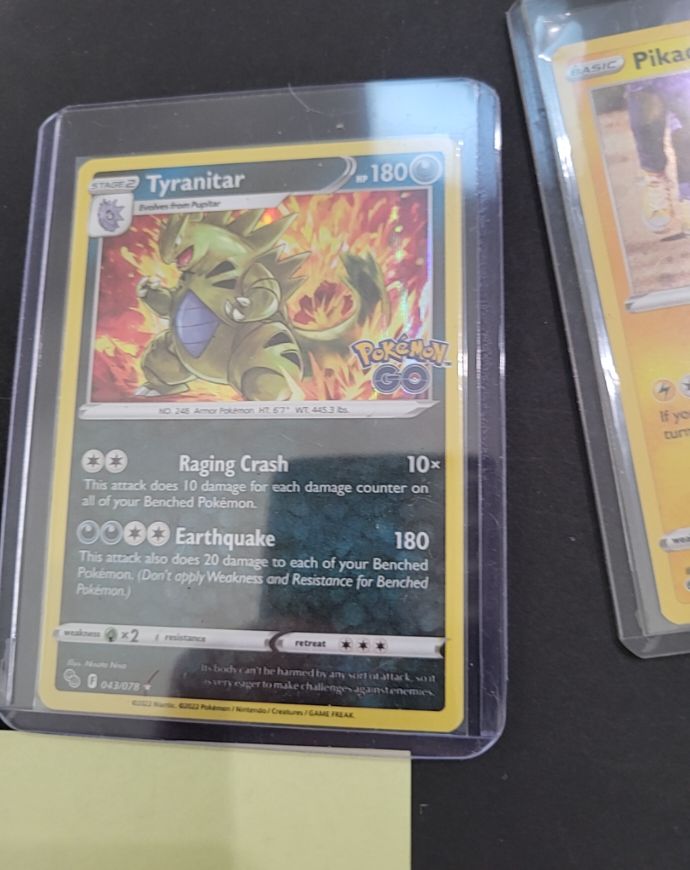 2022 Pokémon GO #043 Tyranitar — front