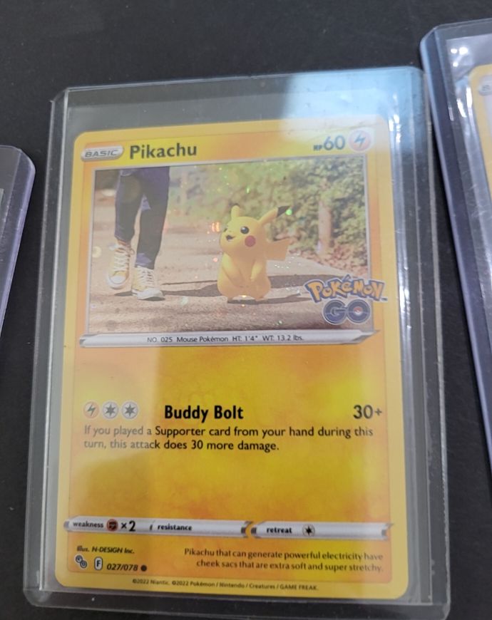 2022 Pokémon GO #027 Pikachu — front