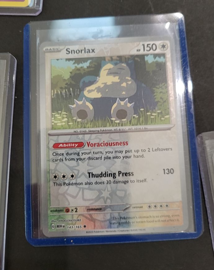 2023 Pokémon Scarlet & Violet 151 #143 Snorlax — front
