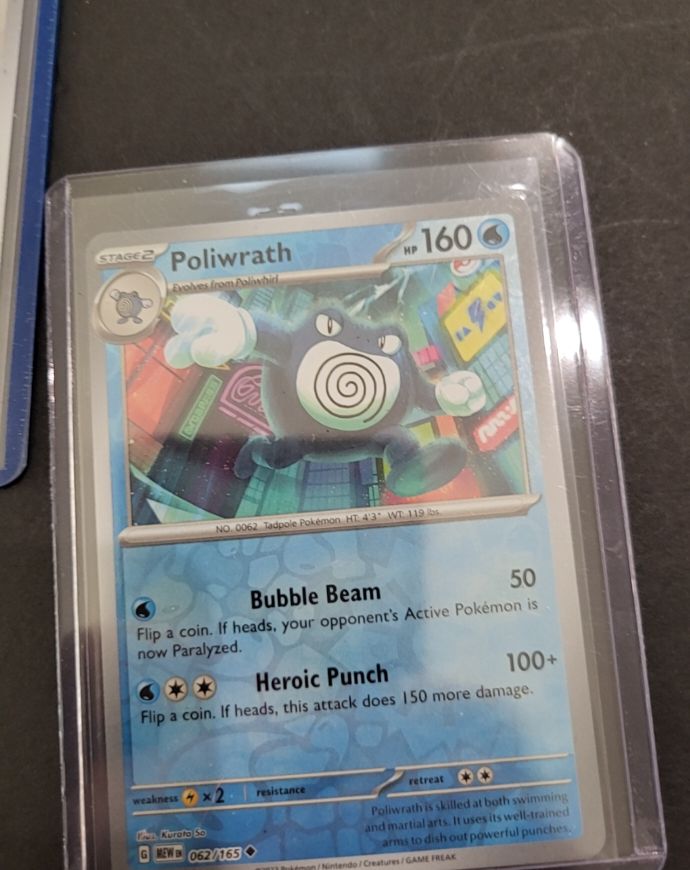 2023 Pokemon Scarlet & Violet 151 #062 Poliwrath — front