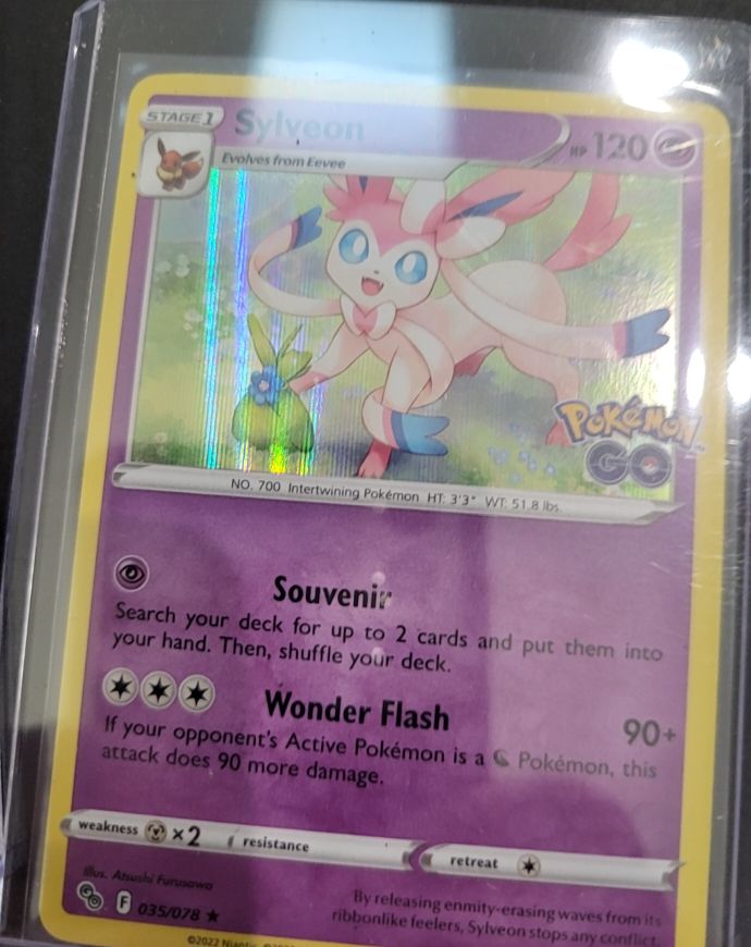 2022 Pokémon GO #035 Sylveon — front