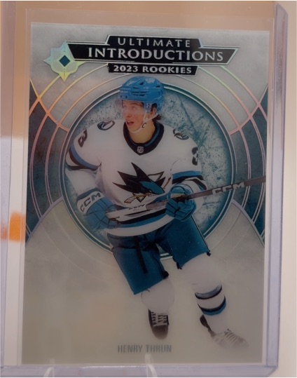 2023-24 Upper Deck Ultimate Collection #UI-35 Henry Thrun Ultimate Introductions — front