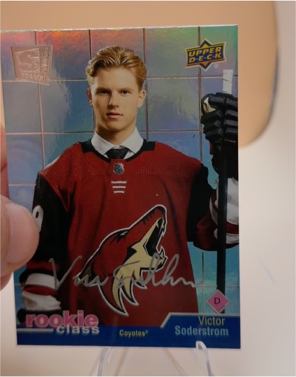 2020-21 Upper Deck Extended Series Rookie Class SE #RC-17 Victor Soderstrom — front