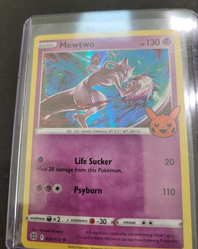 2022 Pokémon Trick or Trade Halloween #056 Mewtwo — front