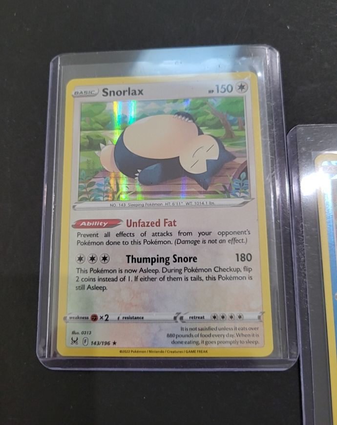 2022 Pokémon Lost Origin #143 Snorlax — front