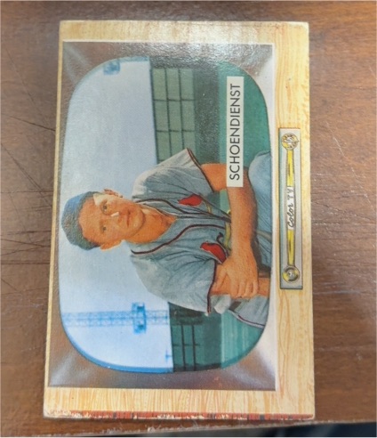 1955 Bowman #29 Red Schoendienst — front