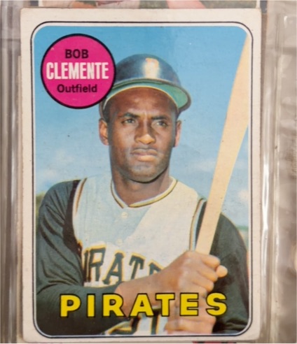 1969 Topps #50 Roberto Clemente — front