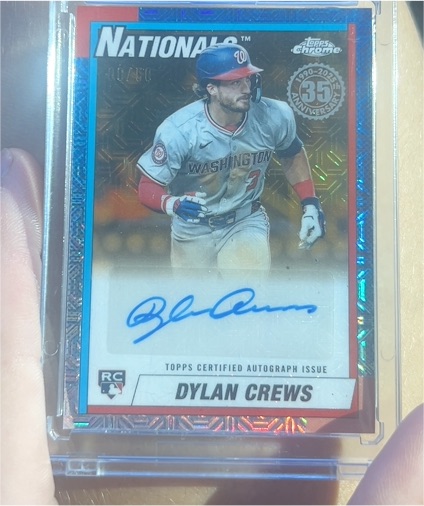 2025 Topps Series 1 #T90C-44 Dylan Crews — front