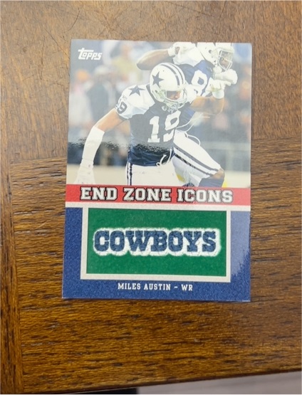 2011 Topps End Zone Icons #EZI-19 Miles Austin — front