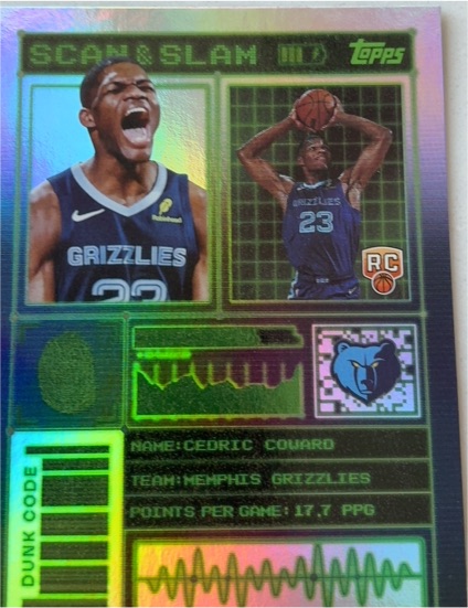 2025-26 Topps Scan & Slam #SS-32 Cedric Coward — front