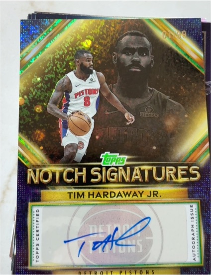 2025-26 Topps Notch Signatures #TNS-TH Tim Hardaway Jr. — front