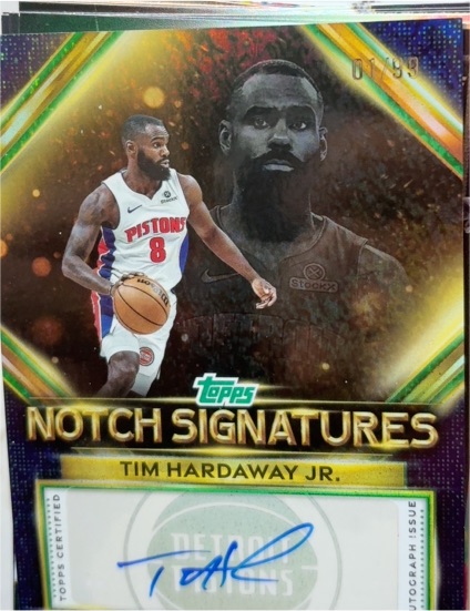2025-26 Topps Notch Signatures #TNS-TH Tim Hardaway Jr. — front