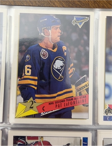 1993-94 Topps Premier #171 Pat LaFontaine — front