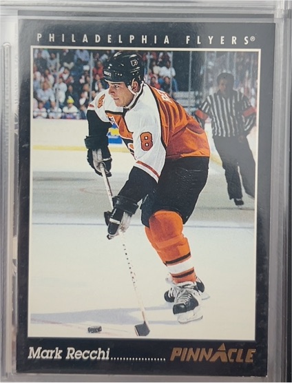 1993-94 Pinnacle #50 Mark Recchi — front