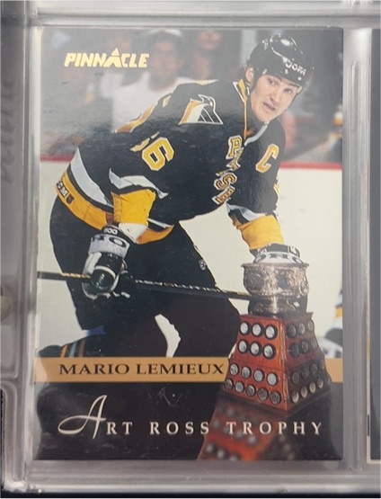 1993-94 Pinnacle #230 Mario Lemieux — front