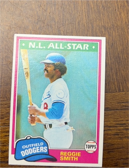 1981 Topps #75 Reggie Smith — front