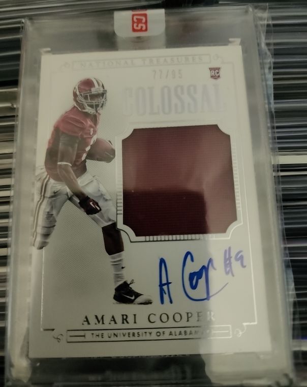 2015 Panini National Treasures Colossal # Amari Cooper — front